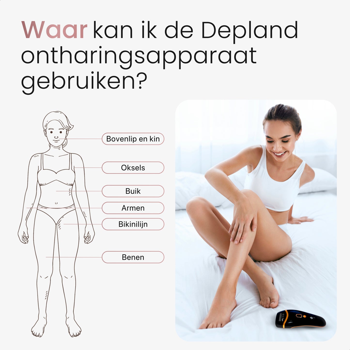 DEPLAND IPL Laser Ontharingsapparaat