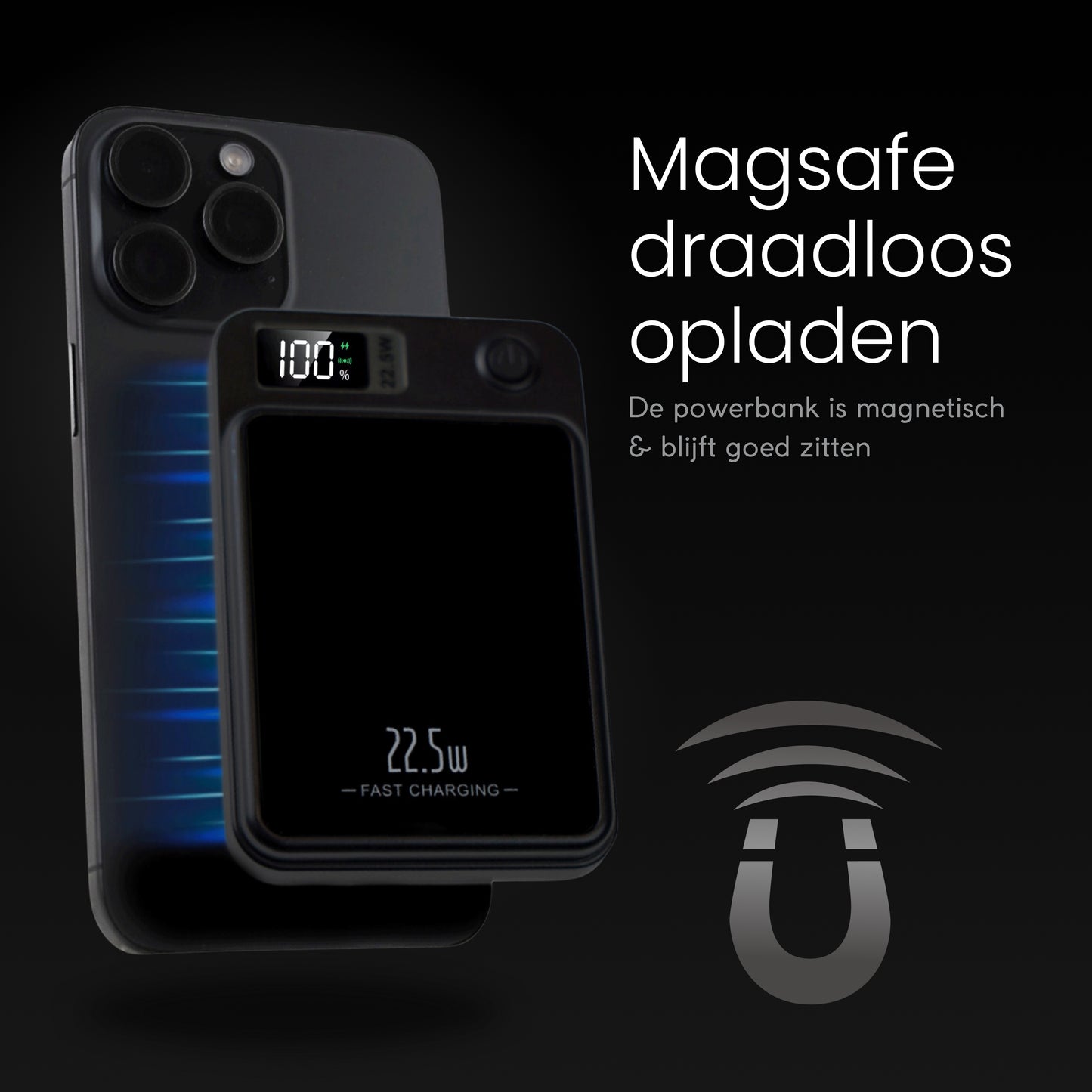 DEPLAND Draadloze Powerbank