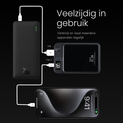 DEPLAND Draadloze Powerbank